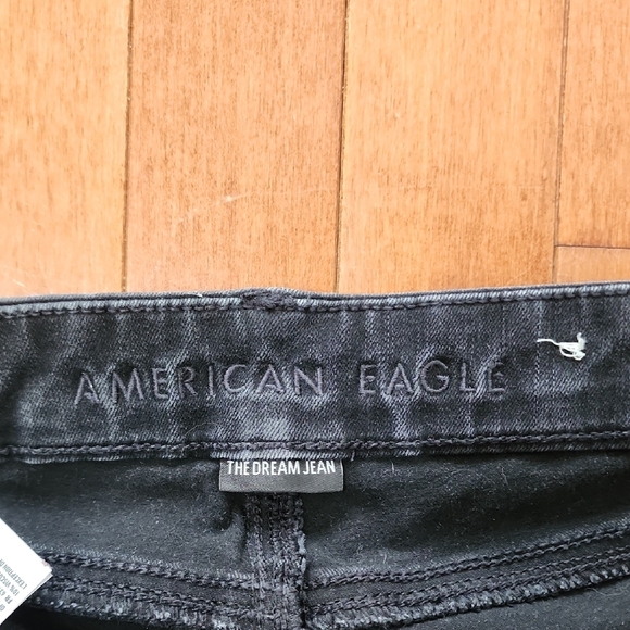 American Eagle Black Cropped Pants Ankle Length - Picture 2 of 7